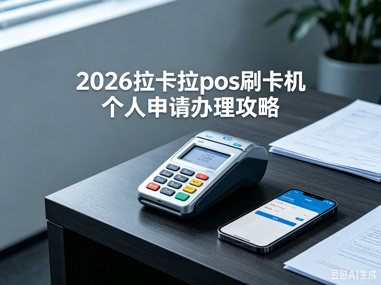 2026拉卡拉pos刷卡机个人办理攻略，正规一清机大额刷卡不跳码